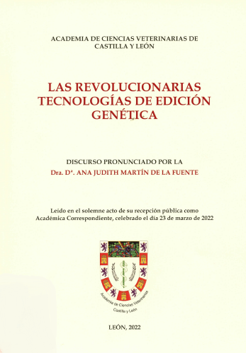 Imagen de portada del libro Las revolucionarias tecnologías de edición genética