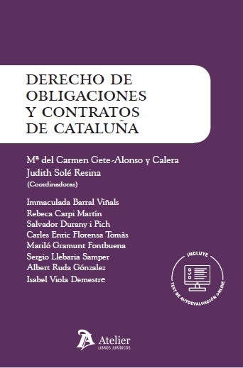 Imagen de portada del libro Derecho de obligaciones y contratos de cataluña