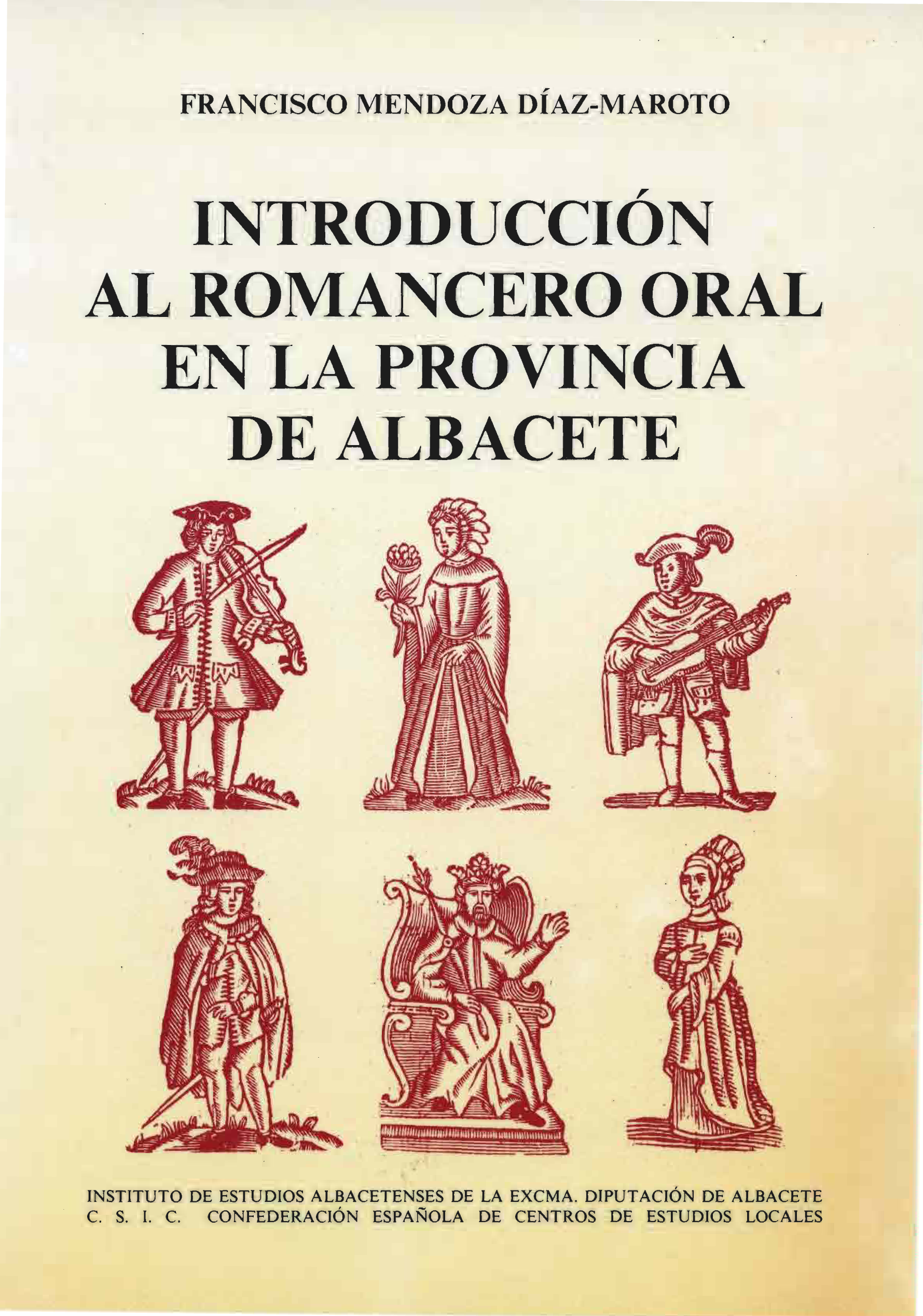 Imagen de portada del libro Introducción al romancero oral en la provincia de Albacete