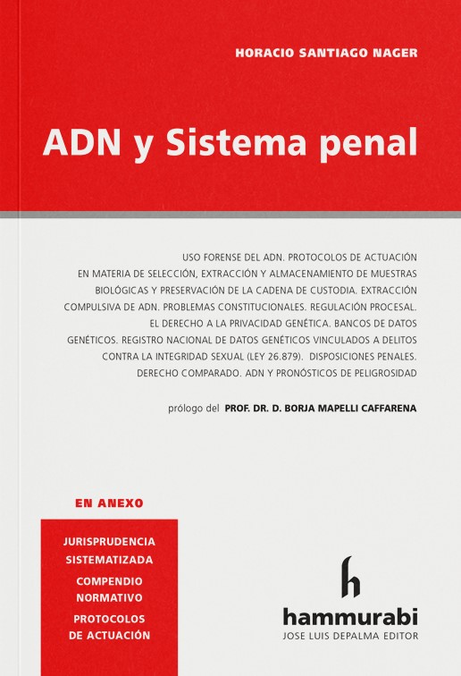 Imagen de portada del libro ADN y sistema penal