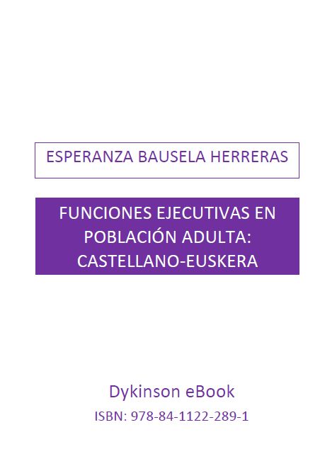 Imagen de portada del libro Funciones ejecutivas en población adulta