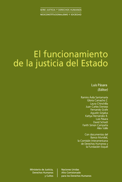 Imagen de portada del libro El funcionamiento de la justicia del Estado