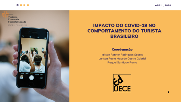 Imagen de portada del libro Impacto do covid-19 no comportamento do turista brasileiro