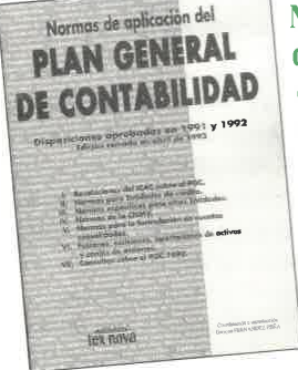 Imagen de portada del libro Normas de aplicación del Plan General de Contabilidad