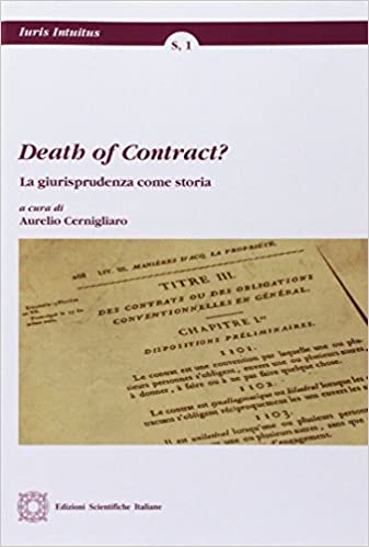 Imagen de portada del libro Death of contract?, la giurisprudenza come storia :