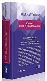 Imagen de portada del libro LIber amicorum Homenaje a Luís F. P. Leiva Fernández. Derecho privado actual