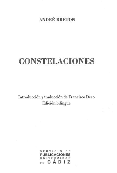 Imagen de portada del libro Constelaciones