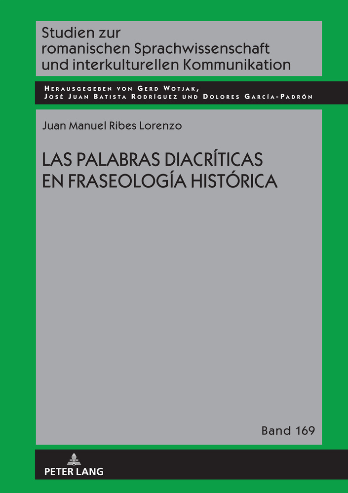 Imagen de portada del libro Las palabras diacríticas en fraseología histórica