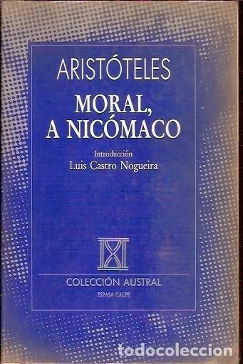 Imagen de portada del libro Moral, a Nicómaco