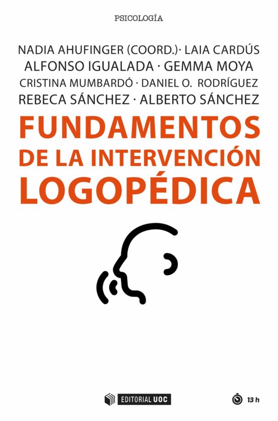 Imagen de portada del libro Fundamentos de la intervención logopédica
