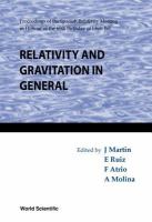 Imagen de portada del libro Relativity and gravitation in general
