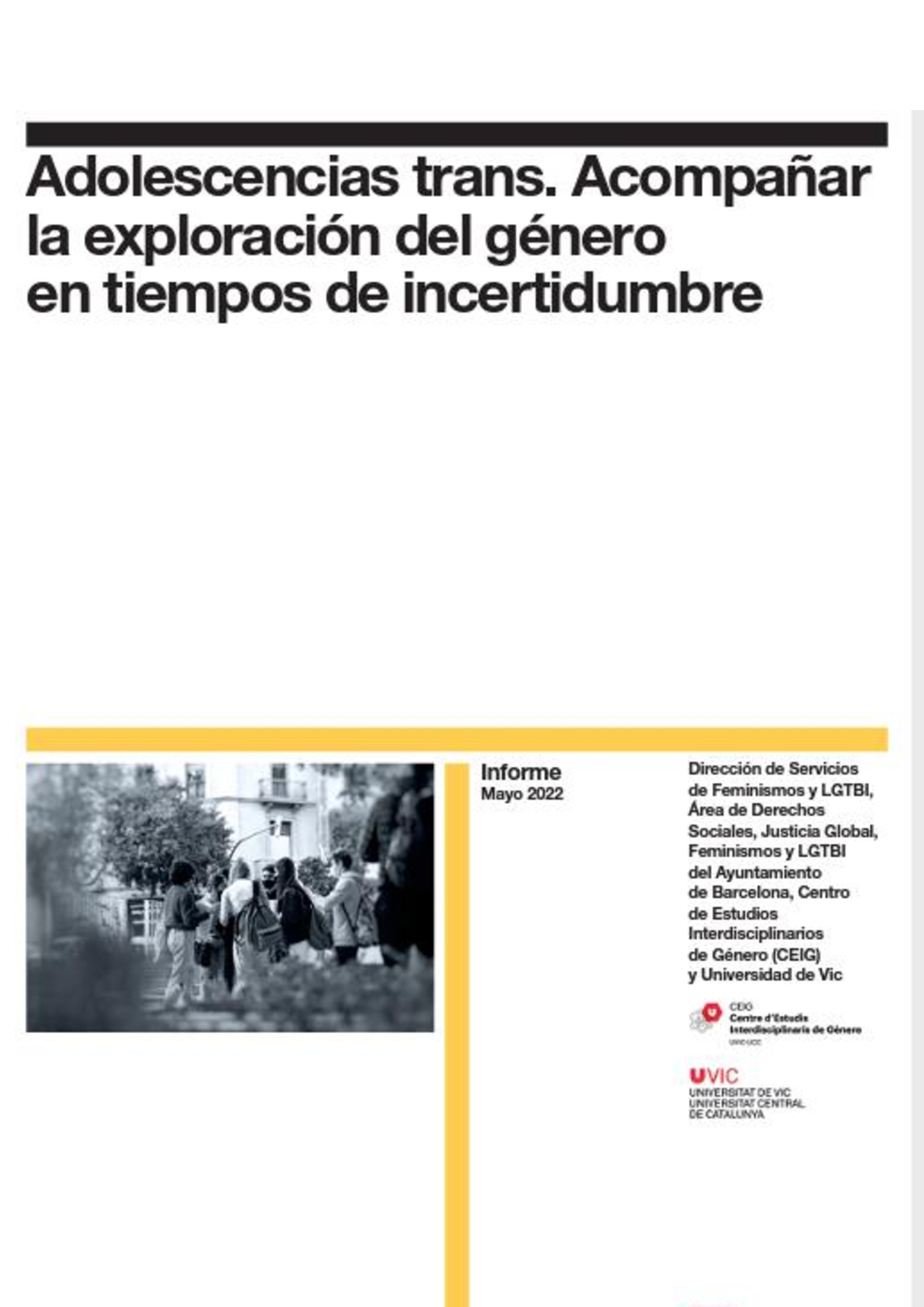 Imagen de portada del libro Adolescencias trans. Acompañar la exploración del género en tiempos de incertidumbre