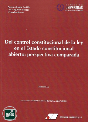 Imagen de portada del libro Del control constitucional de la ley en el Estado constitucional abierto