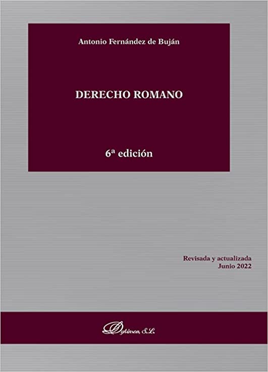 Imagen de portada del libro Derecho romano