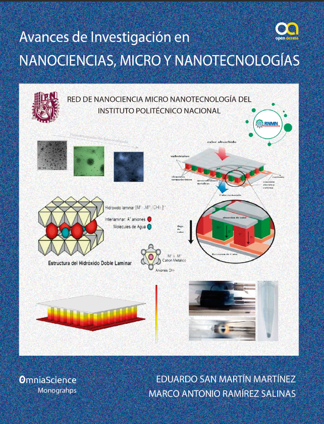 Imagen de portada del libro Avances de investigación en Nanociencias, Micro y Nanotecnologías 1