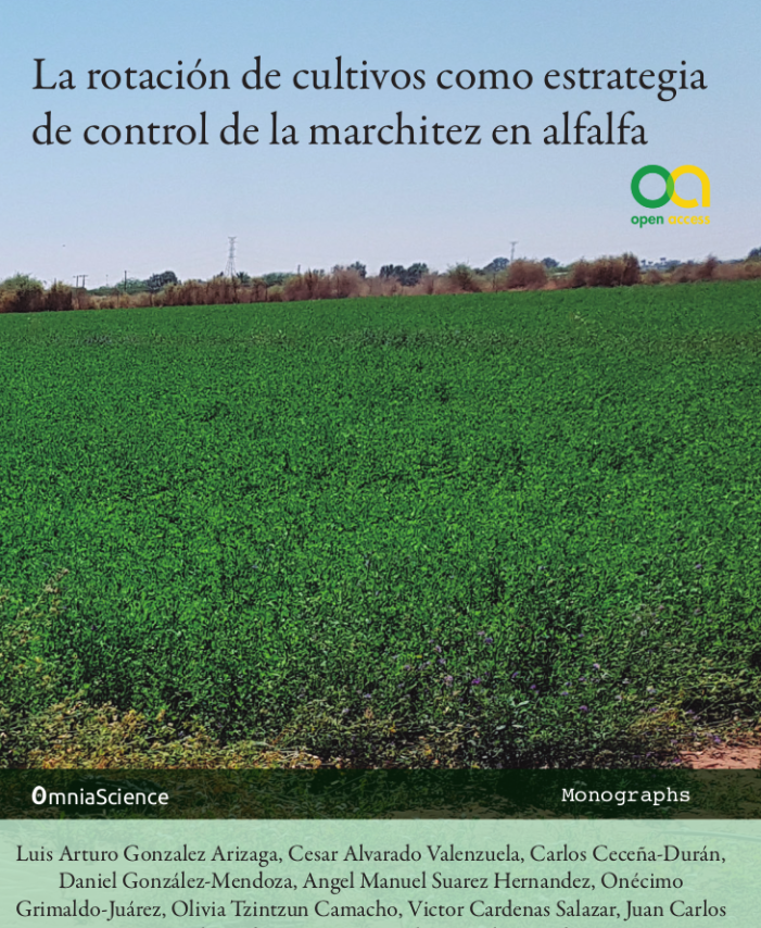 Imagen de portada del libro La rotación de cultivos como estrategia de manejo y control de la marchitez en alfalfa