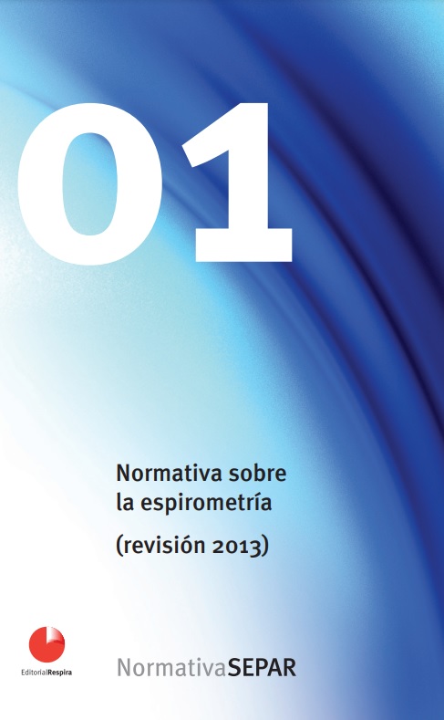 Imagen de portada del libro Normativa sobre la espirometría
