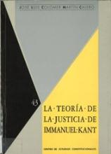 Imagen de portada del libro La teoría de la justicia de Immanuel kant