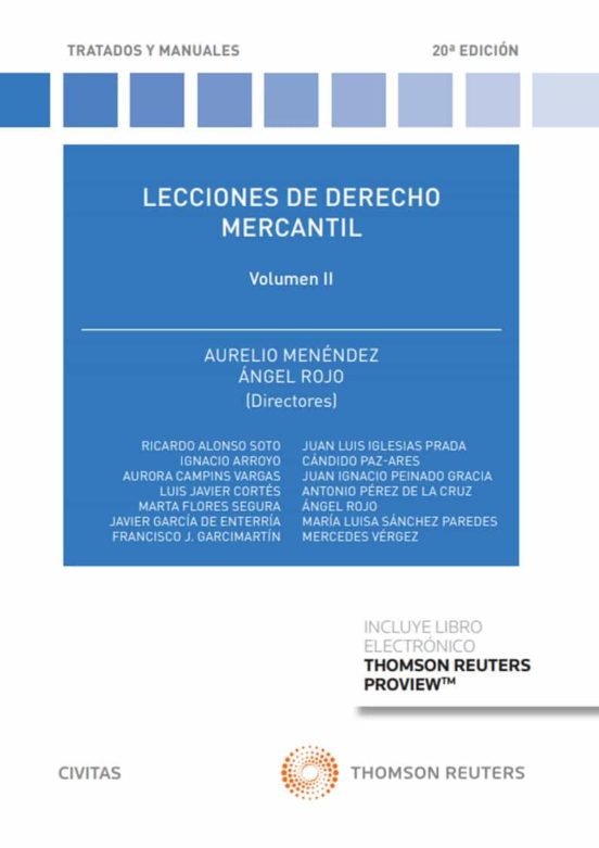 Imagen de portada del libro Lecciones de derecho mercantil