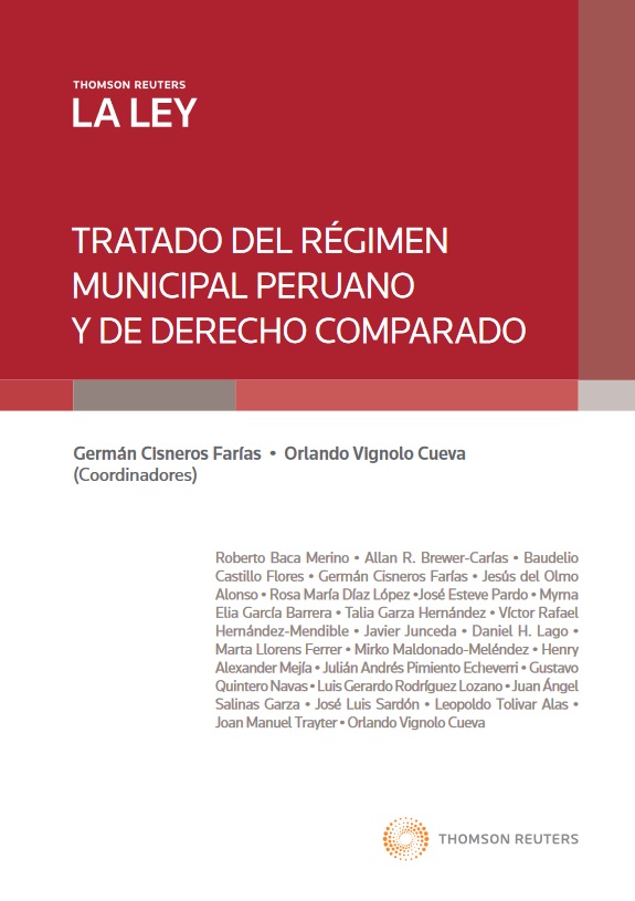 Imagen de portada del libro Tratado del régimen municipalperuano y de derecho comparado