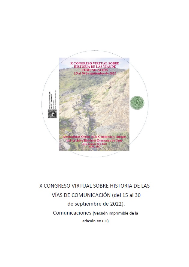 Imagen de portada del libro X Congreso Virtual sobre historia de las vías de comunicación