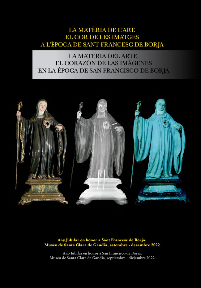 Imagen de portada del libro La materia del arte. El corazón de la imágenes en la época de Francisco de Borja