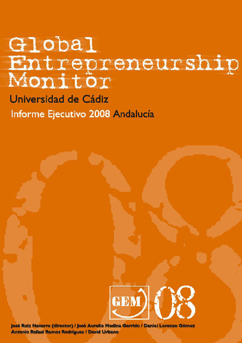 Imagen de portada del libro Global Entrepreneurship Monitor