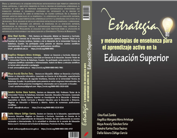 Imagen de portada del libro Estrategias y metodologías de enseñanza para el aprendizaje activo en la Educación Superior