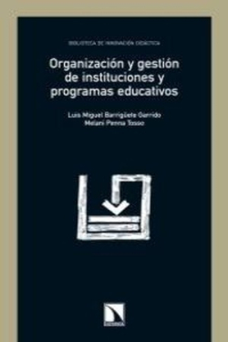 Imagen de portada del libro Organización y gestión de instituciones y programas educativos