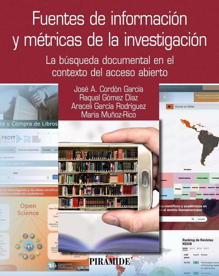 Imagen de portada del libro Fuentes de información y métricas de la investigación