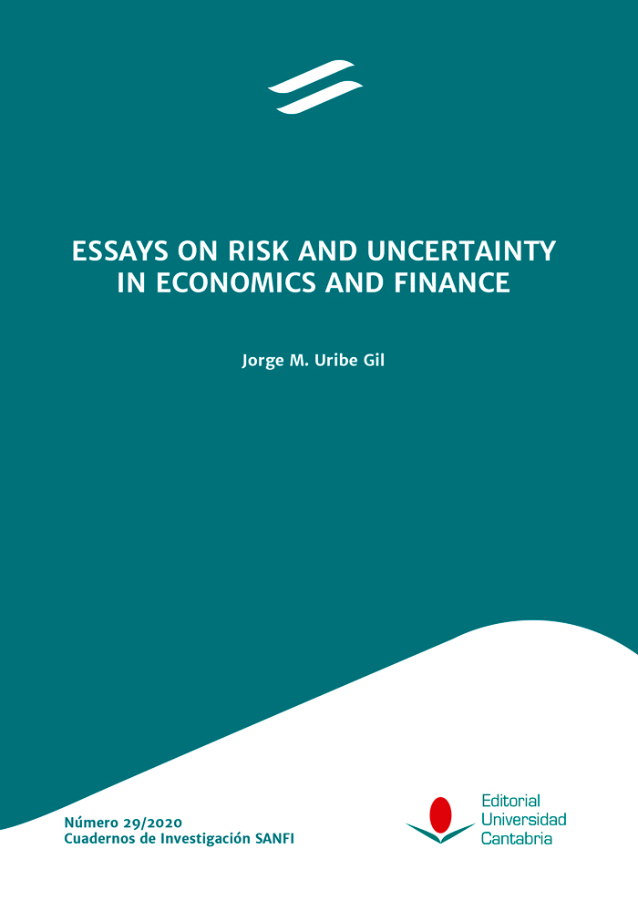 Imagen de portada del libro Essays on risk and uncertainty in economics and finance