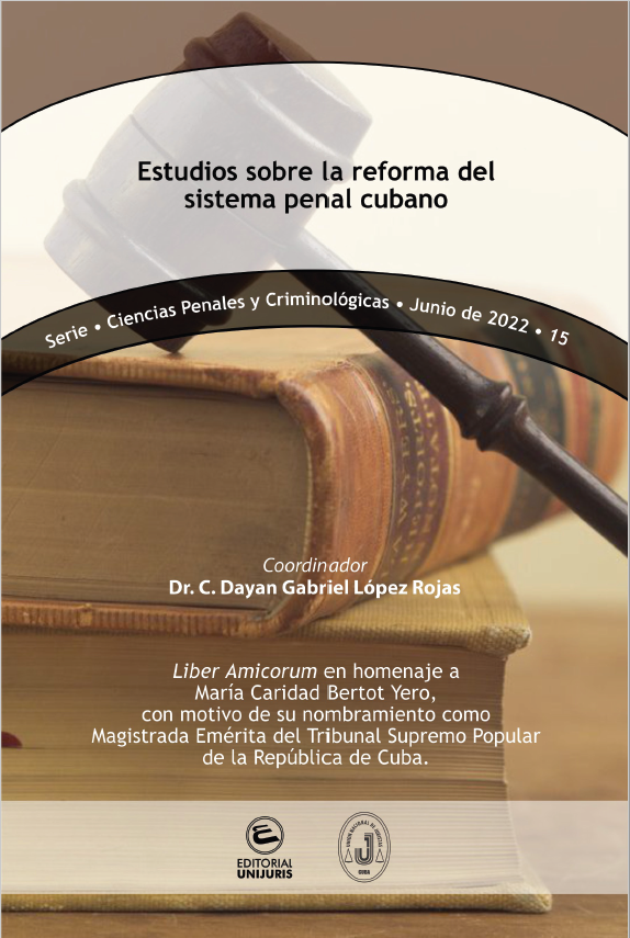 Imagen de portada del libro Estudio sobre la reforma del sistema penal cubano