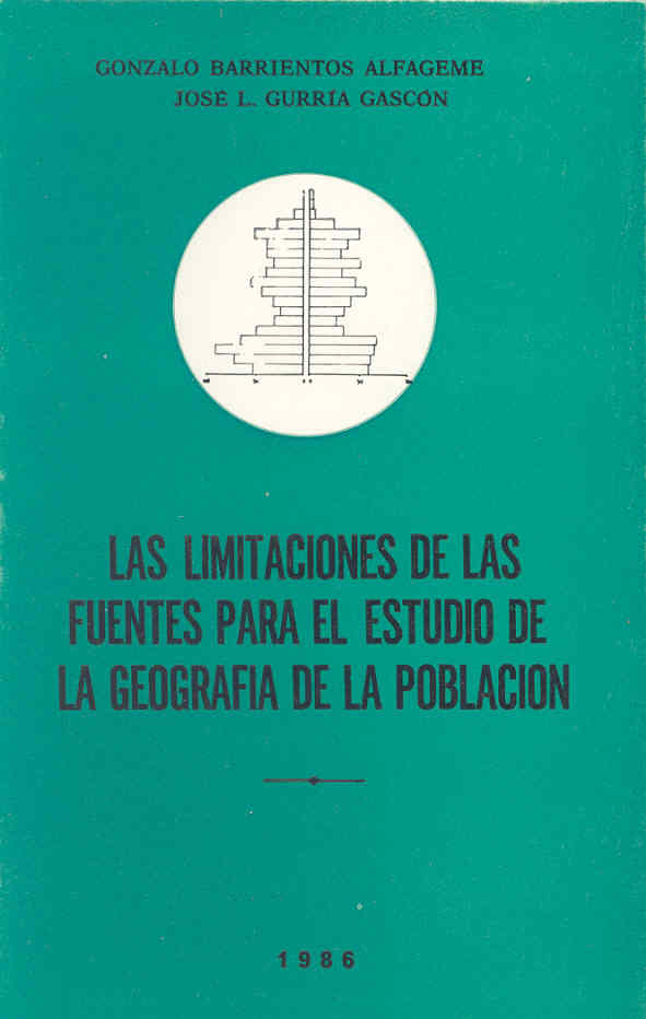 Imagen de portada del libro Las limitaciones de las fuentes para el estudio de la geografía de la población