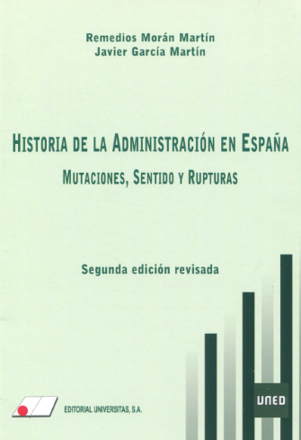 Imagen de portada del libro Historia de la administración en España