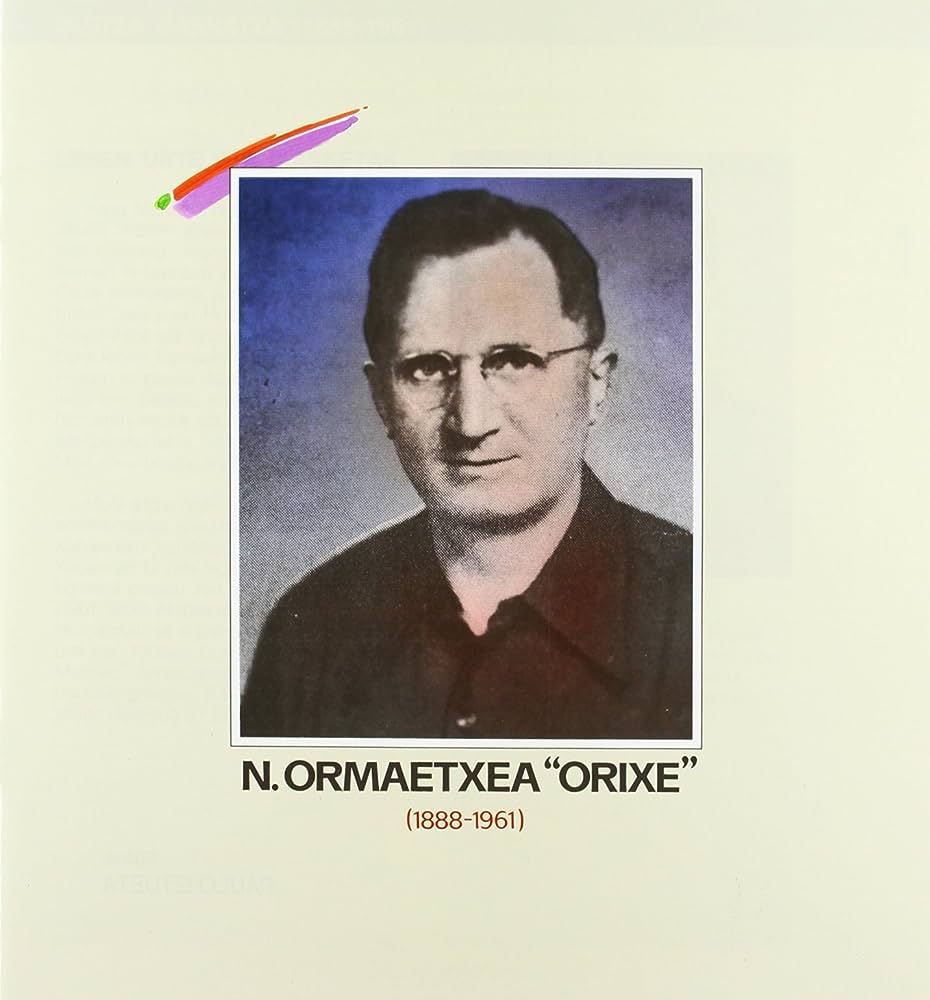 Imagen de portada del libro N. Ormaetxea "Oritxe"