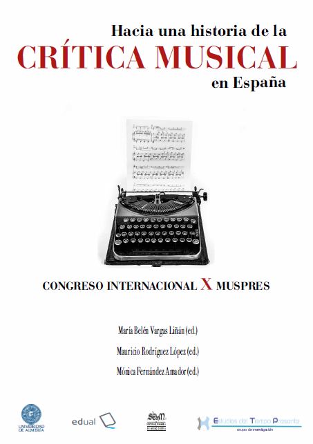 Imagen de portada del libro Hacia una historia de la crítica musical en España