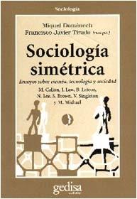 Imagen de portada del libro Sociología simétrica