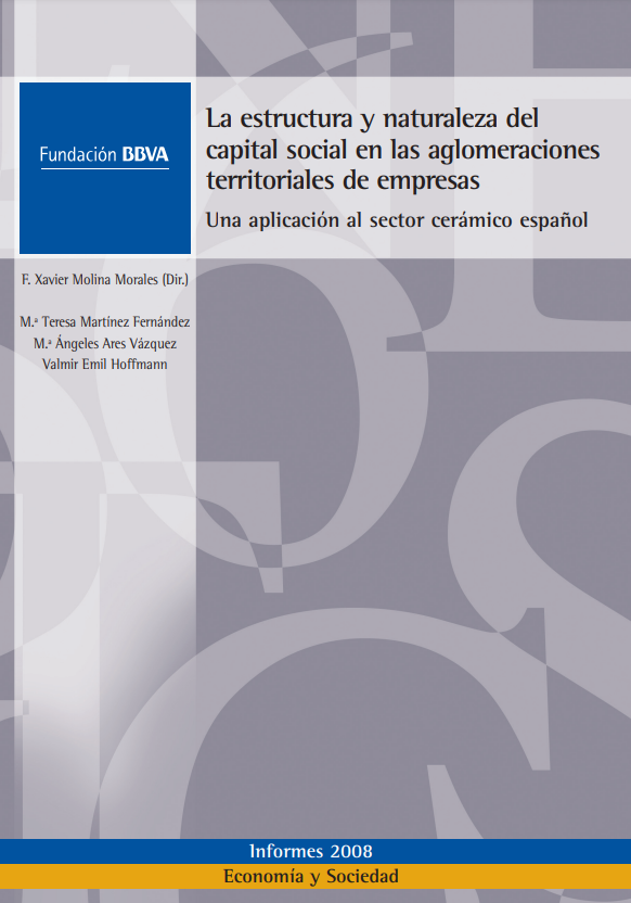 Imagen de portada del libro La estructura y naturaleza del capital social en las aglomeraciones territoriales de empresas