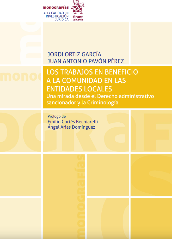 Imagen de portada del libro Los trabajos en beneficio a la comunidad en las entidades locales