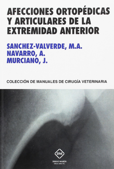 Imagen de portada del libro Afecciones ortopédicas y articulares de la extremidad anterior