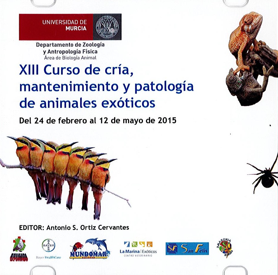 Imagen de portada del libro XIII Curso de cría, mantenimiento y patología de animales exóticos