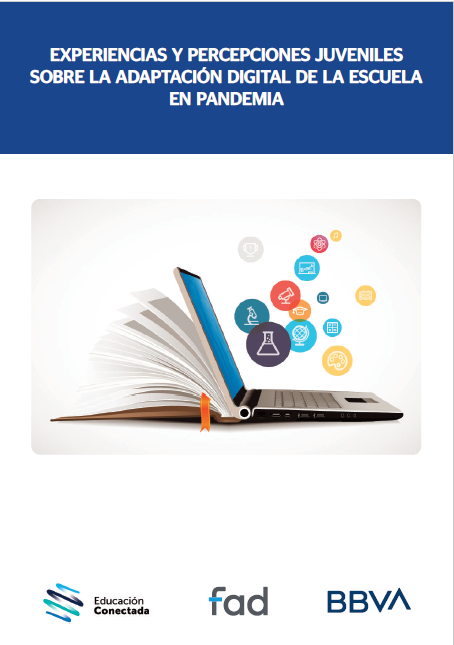 Imagen de portada del libro Experiencias y percepciones juveniles sobre la adaptación digital de la escuela en pandemia