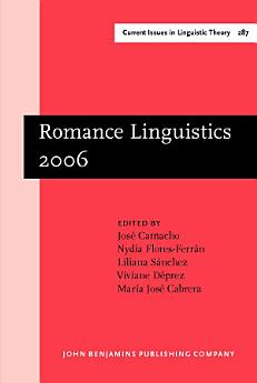 Imagen de portada del libro Romance linguistics 2006