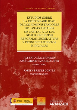 Imagen de portada del libro Estudios sobre la responsabilidad de los administradores de las sociedades de capital a la luz de sus recientes reformas legislativas y pronunciamientos judiciales