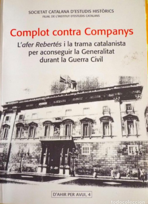 Imagen de portada del libro Complot contra Companys