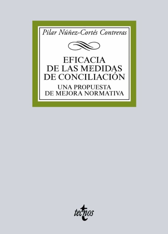 Imagen de portada del libro Eficacia de las medidas de conciliación : una propuesta de mejora normativa