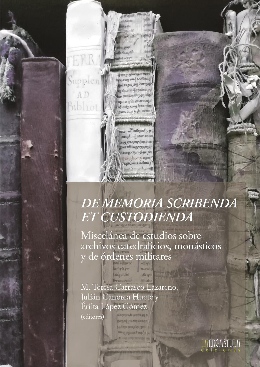 Imagen de portada del libro De memoria scribenda et custodienda