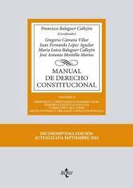 Imagen de portada del libro Manual de derecho constitucional