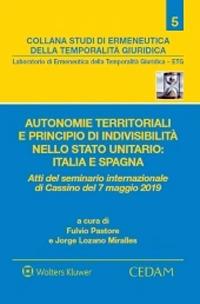 Imagen de portada del libro Autonomie territoriali e principio di indivisibilità nello stato unitario