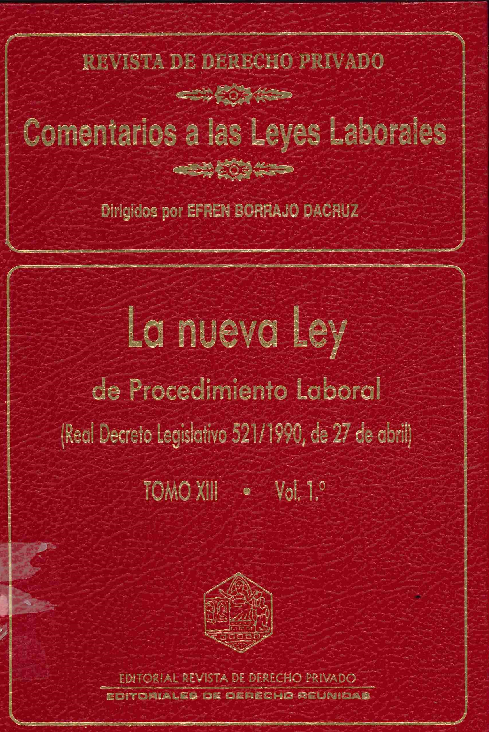 Imagen de portada del libro La nueva ley de procedimiento laboral